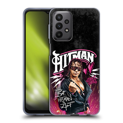 WWE Bret Hart Hitman Graphics Soft Gel Case for Samsung Galaxy A23 / 5G (2022)