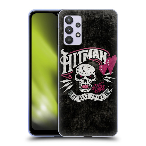 WWE Bret Hart Hitman Logo Soft Gel Case for Samsung Galaxy A32 5G / M32 5G (2021)