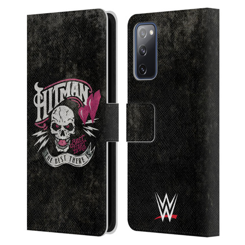 WWE Bret Hart Hitman Logo Leather Book Wallet Case Cover For Samsung Galaxy S20 FE / 5G