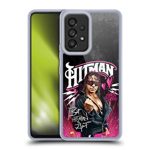 WWE Bret Hart Hitman Graphics Soft Gel Case for Samsung Galaxy A53 5G (2022)