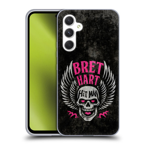 WWE Bret Hart Hitman Skull Soft Gel Case for Samsung Galaxy A54 5G