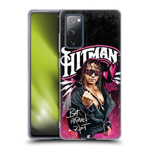 WWE Bret Hart Hitman Graphics Soft Gel Case for Samsung Galaxy S20 FE / 5G