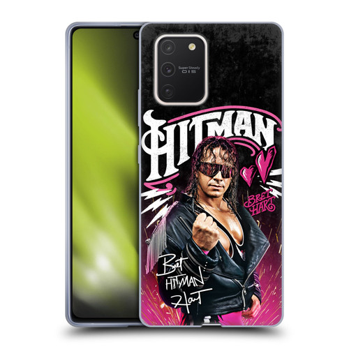 WWE Bret Hart Hitman Graphics Soft Gel Case for Samsung Galaxy S10 Lite