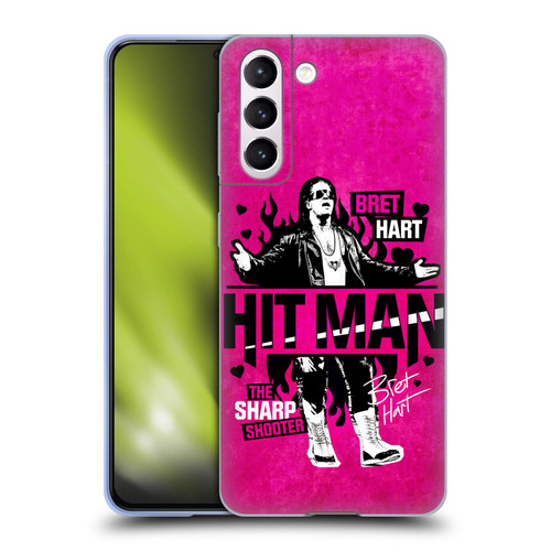 WWE Bret Hart Hitman Soft Gel Case for Samsung Galaxy S21 5G