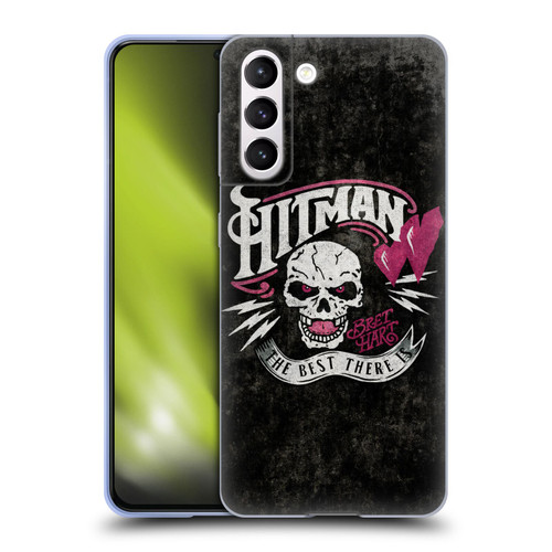 WWE Bret Hart Hitman Logo Soft Gel Case for Samsung Galaxy S21 5G