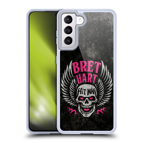 WWE Bret Hart Hitman Skull Soft Gel Case for Samsung Galaxy S21 5G