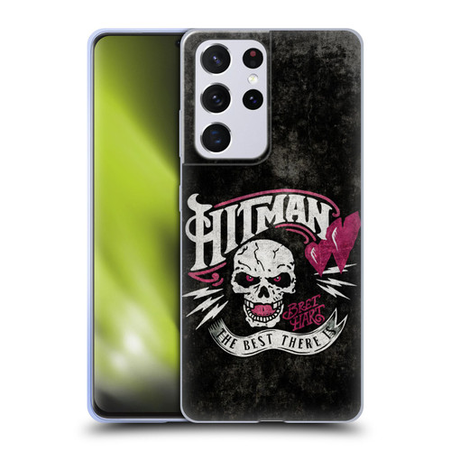 WWE Bret Hart Hitman Logo Soft Gel Case for Samsung Galaxy S21 Ultra 5G