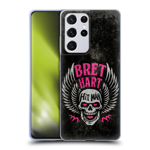 WWE Bret Hart Hitman Skull Soft Gel Case for Samsung Galaxy S21 Ultra 5G