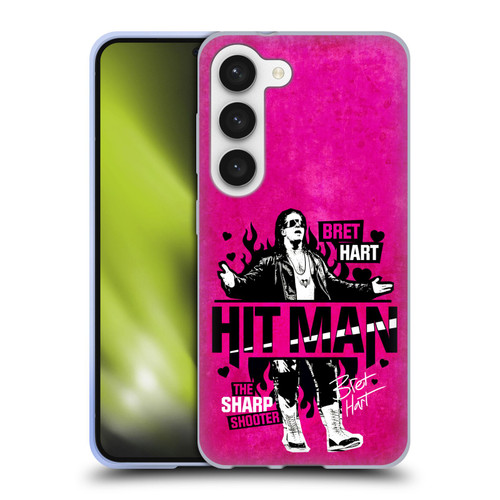 WWE Bret Hart Hitman Soft Gel Case for Samsung Galaxy S23 5G
