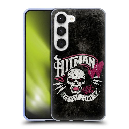 WWE Bret Hart Hitman Logo Soft Gel Case for Samsung Galaxy S23 5G