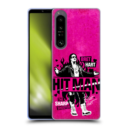 WWE Bret Hart Hitman Soft Gel Case for Sony Xperia 1 IV