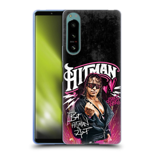 WWE Bret Hart Hitman Graphics Soft Gel Case for Sony Xperia 5 IV