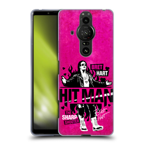 WWE Bret Hart Hitman Soft Gel Case for Sony Xperia Pro-I