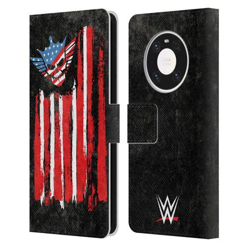 WWE Cody Rhodes American Nightmare Flag Leather Book Wallet Case Cover For Huawei Mate 40 Pro 5G
