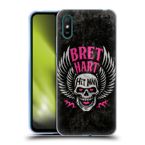 WWE Bret Hart Hitman Skull Soft Gel Case for Xiaomi Redmi 9A / Redmi 9AT