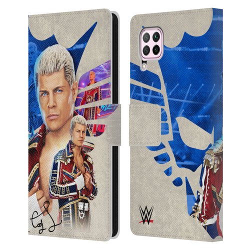 WWE Cody Rhodes Superstar Graphics Leather Book Wallet Case Cover For Huawei Nova 6 SE / P40 Lite