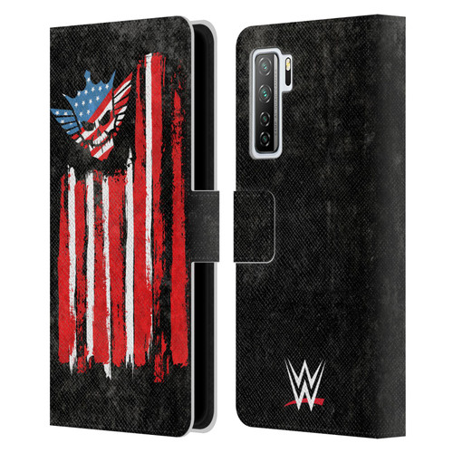 WWE Cody Rhodes American Nightmare Flag Leather Book Wallet Case Cover For Huawei Nova 7 SE/P40 Lite 5G