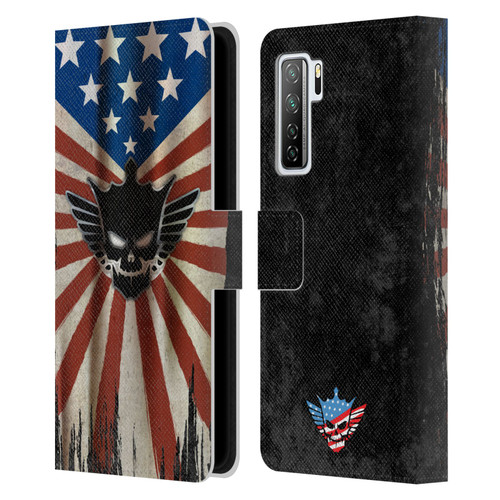 WWE Cody Rhodes Distressed Flag Leather Book Wallet Case Cover For Huawei Nova 7 SE/P40 Lite 5G