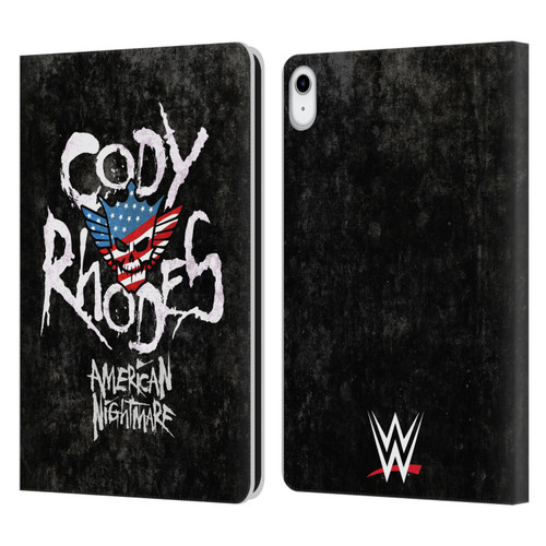 WWE Cody Rhodes Distressed Name Leather Book Wallet Case Cover For Apple iPad 10.9 (2022)
