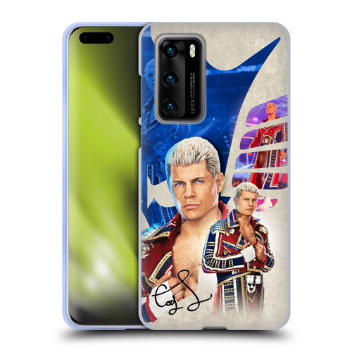 WWE Cody Rhodes Superstar Graphics Soft Gel Case for Huawei P40 5G