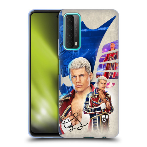 WWE Cody Rhodes Superstar Graphics Soft Gel Case for Huawei P Smart (2021)