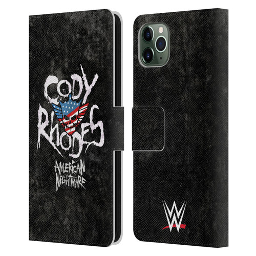 WWE Cody Rhodes Distressed Name Leather Book Wallet Case Cover For Apple iPhone 11 Pro Max