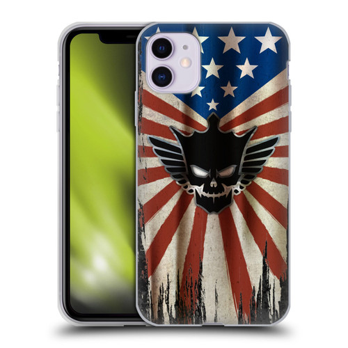 WWE Cody Rhodes Distressed Flag Soft Gel Case for Apple iPhone 11