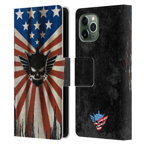 WWE Cody Rhodes Distressed Flag Leather Book Wallet Case Cover For Apple iPhone 11 Pro