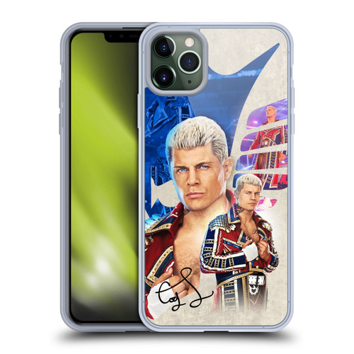 WWE Cody Rhodes Superstar Graphics Soft Gel Case for Apple iPhone 11 Pro Max