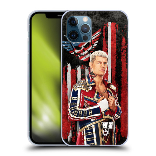 WWE Cody Rhodes American Nightmare Flag Soft Gel Case for Apple iPhone 12 / iPhone 12 Pro