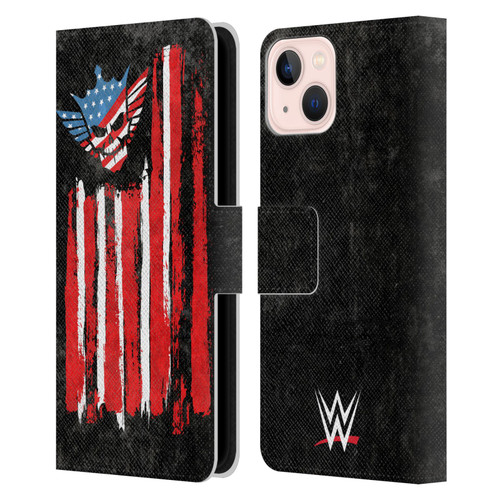 WWE Cody Rhodes American Nightmare Flag Leather Book Wallet Case Cover For Apple iPhone 13
