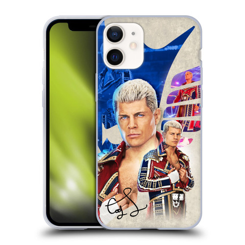 WWE Cody Rhodes Superstar Graphics Soft Gel Case for Apple iPhone 12 Mini