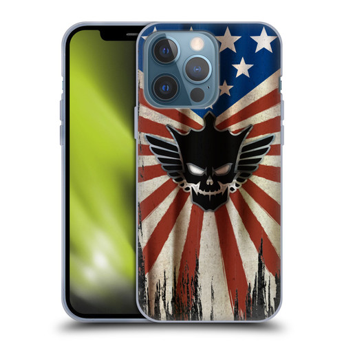 WWE Cody Rhodes Distressed Flag Soft Gel Case for Apple iPhone 13 Pro