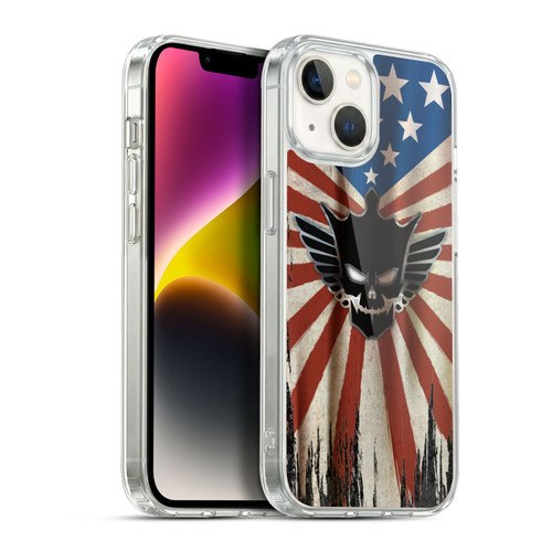 WWE Cody Rhodes Distressed Flag Soft Gel Case for Apple iPhone 14