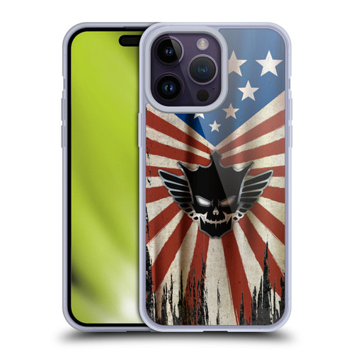 WWE Cody Rhodes Distressed Flag Soft Gel Case for Apple iPhone 14 Pro Max & MagSafe