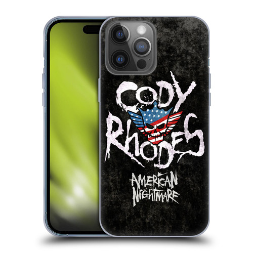 WWE Cody Rhodes Distressed Name Soft Gel Case for Apple iPhone 14 Pro Max