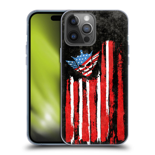 WWE Cody Rhodes Superstar Flag Soft Gel Case for Apple iPhone 14 Pro Max