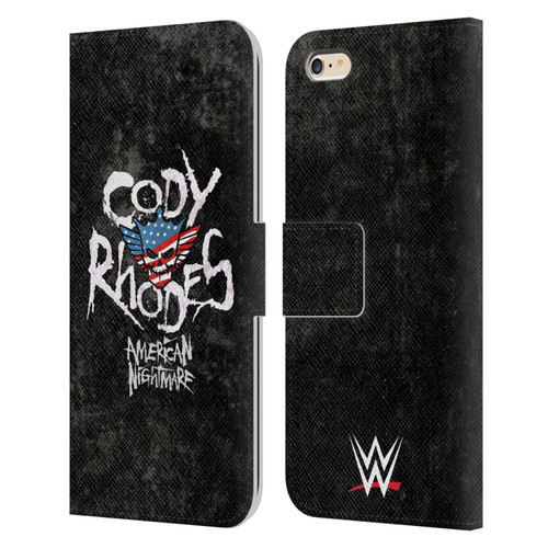 WWE Cody Rhodes Distressed Name Leather Book Wallet Case Cover For Apple iPhone 6 Plus / iPhone 6s Plus