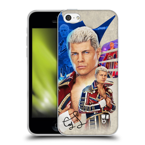 WWE Cody Rhodes Superstar Graphics Soft Gel Case for Apple iPhone 5c WWE Cody Rhodes Superstar Graphics Soft Gel Case for Apple iPhone 5c