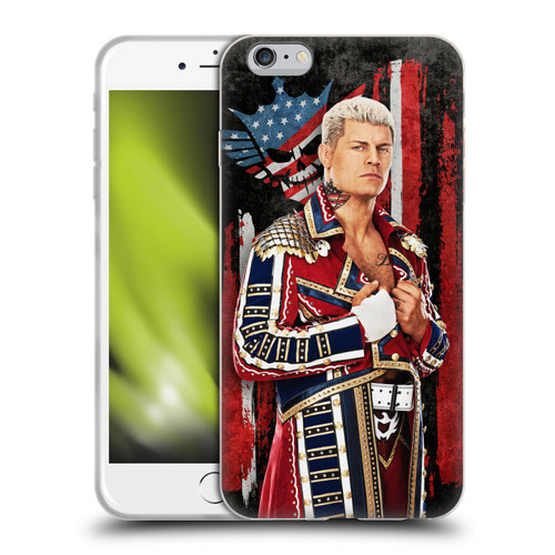 WWE Cody Rhodes American Nightmare Flag Soft Gel Case for Apple iPhone 6 Plus / iPhone 6s Plus
