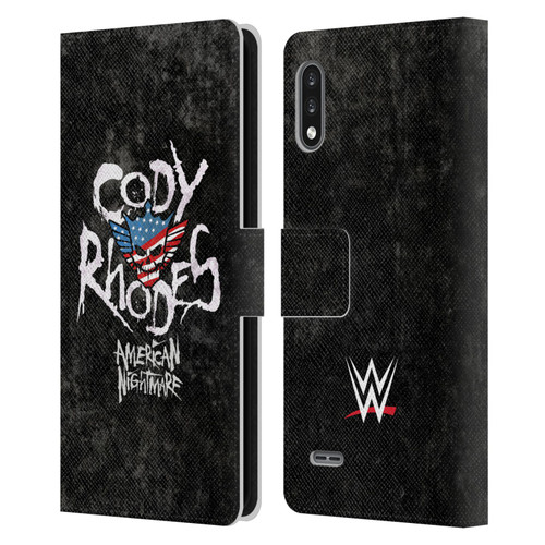 WWE Cody Rhodes Distressed Name Leather Book Wallet Case Cover For LG K22