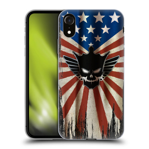 WWE Cody Rhodes Distressed Flag Soft Gel Case for Apple iPhone XR