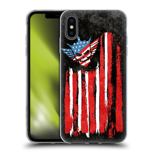 WWE Cody Rhodes Superstar Flag Soft Gel Case for Apple iPhone XS Max