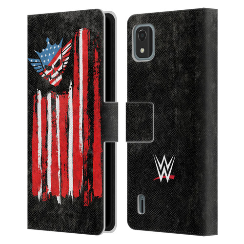 WWE Cody Rhodes American Nightmare Flag Leather Book Wallet Case Cover For Nokia C2 2nd Edition