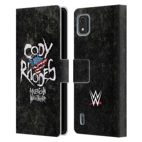WWE Cody Rhodes Distressed Name Leather Book Wallet Case Cover For Nokia C2 2nd Edition