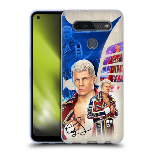 WWE Cody Rhodes Superstar Graphics Soft Gel Case for LG K51S