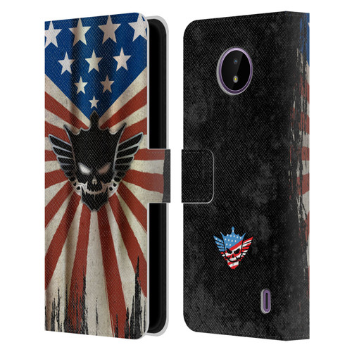 WWE Cody Rhodes Distressed Flag Leather Book Wallet Case Cover For Nokia C10 / C20
