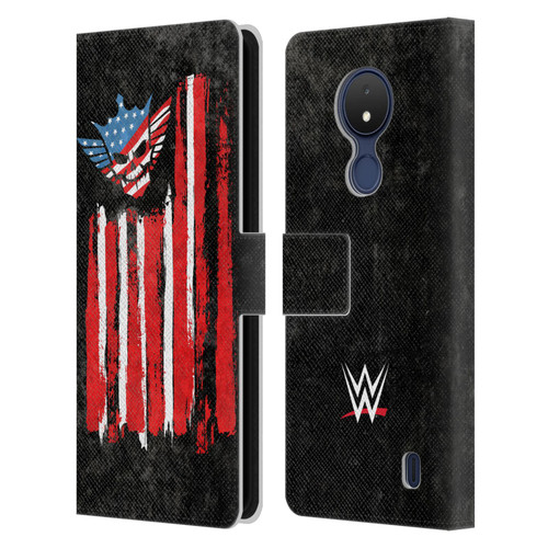 WWE Cody Rhodes American Nightmare Flag Leather Book Wallet Case Cover For Nokia C21