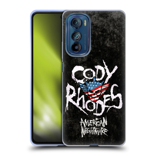 WWE Cody Rhodes Distressed Name Soft Gel Case for Motorola Edge 30