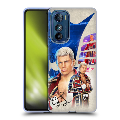 WWE Cody Rhodes Superstar Graphics Soft Gel Case for Motorola Edge 30